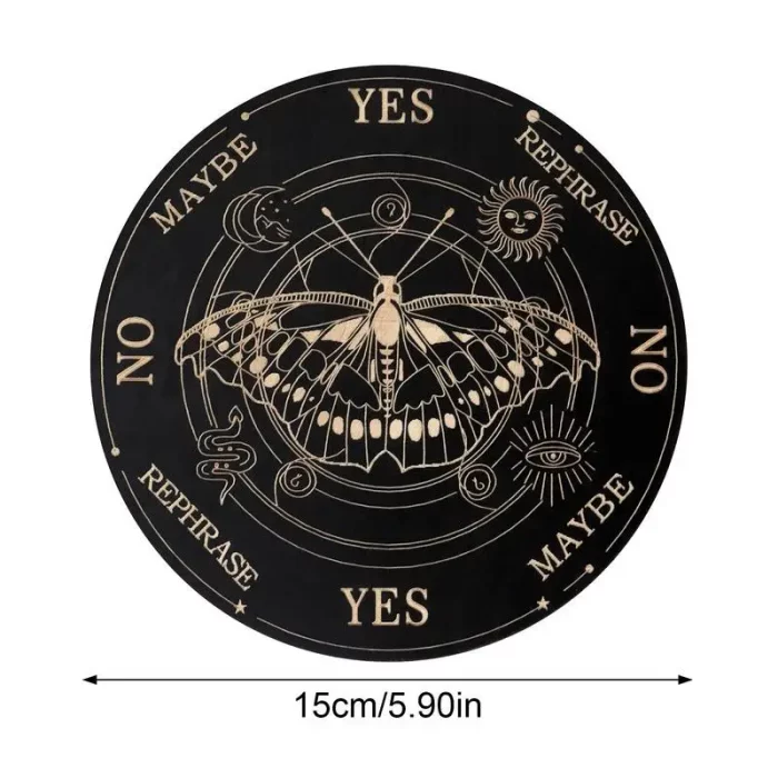 Ouija Boards Wooden Witch Divination Board Witch Crafts Supplies Fortune Telling Toys Decision Making Pendulum Witch Altar - Image 7