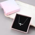 Fansilver 925 Sterling Silver Necklace Moonstone Pendant Necklace Silver Chain Necklace Gifts for Her Valentine's Day with Box - Image 4