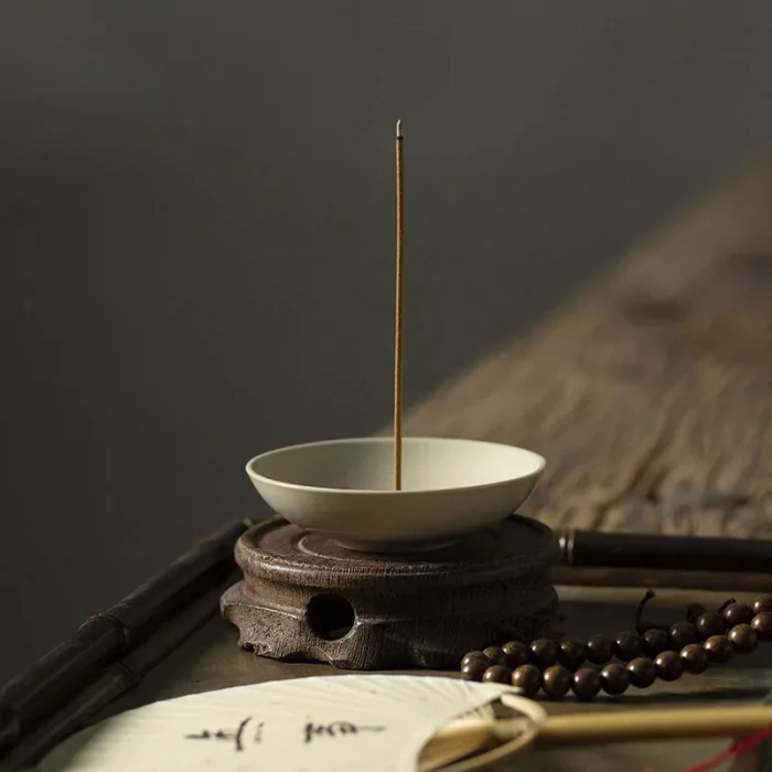 Creative Ceramic Line Incense Burner Household Agarwood Sandalwood Plate Smoking Tea Room Incense Path Incense Insert - Image 4