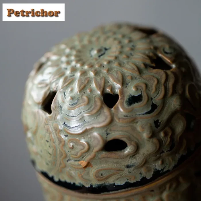 Handmade Japanese Kiln Fambe Antique Incense Holder Antique Incense Waterfall Incense Burners Meditation Censer Indoor Craft - Image 3