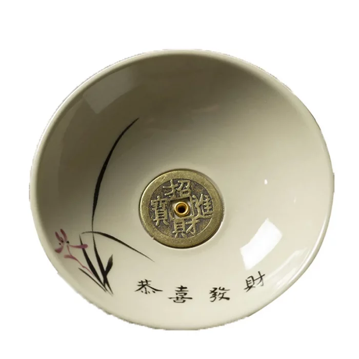 Creative Ceramic Line Incense Burner Household Agarwood Sandalwood Plate Smoking Tea Room Incense Path Incense Insert - Image 6