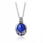Film The Vampire Diaries Necklace Vintage Katherine Pendant Fashion Movie Jewelry Cosplay For Women Lapis Lazuli Pendant - Image 7