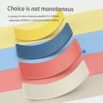 Toddler Toys Plastic Curvy Trainer Wobble Surf Children Yoga Stability Trainer Kids Balance Board for Fitness - Image 4