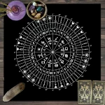 1pc Tarot card tablecloth, witch magic astrology altar decoration tablecloth, card game card push decoration tablecloth - Image 6
