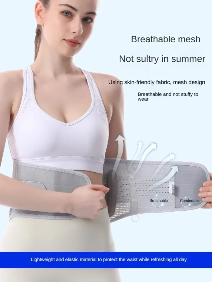 Back Brace Support Belt-Lumbar for Back Pain,Sciatica,Scoliosis,Herniated Disc Adjustable Straps-Lower with 3 Pads for Men&Women - Image 5