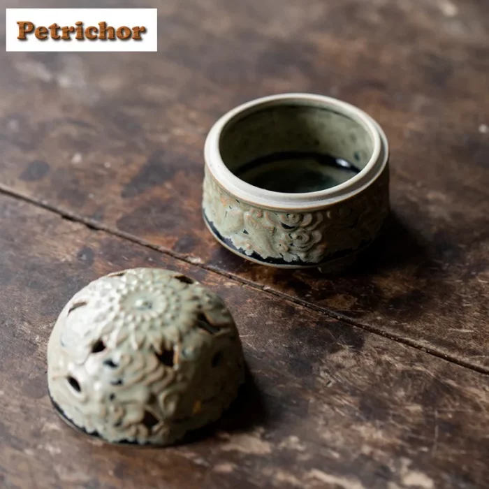 Handmade Japanese Kiln Fambe Antique Incense Holder Antique Incense Waterfall Incense Burners Meditation Censer Indoor Craft - Image 4