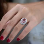 PANSYSEN Luxury 100% 925 Sterling Silver 8CT Oval Cut Amethyst Ruby Sapphire Diamond Ring for Women Cocktail Party Fine Jewelry - Image 6
