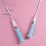 2.5 M Segmented Fitness Jump Rope Signable Adjustable Length Soft Bead Skipping Rope No Hurt Soft Bead Weight Loss Fitness - Image 6
