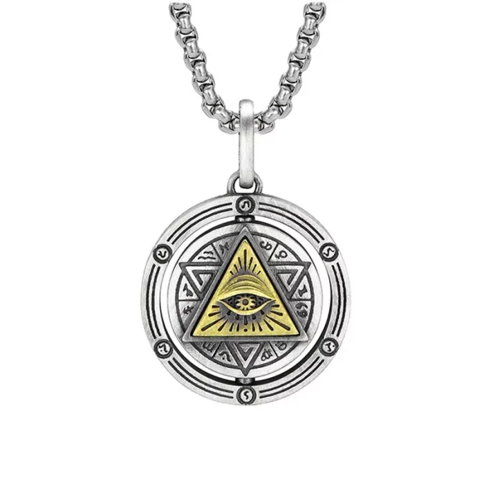 Eye of Horus Necklace Evil Eye Pendant Ancient Egypt Protection Necklace Jewelry Gift Men and Women Spiritual Amulets - Image 4