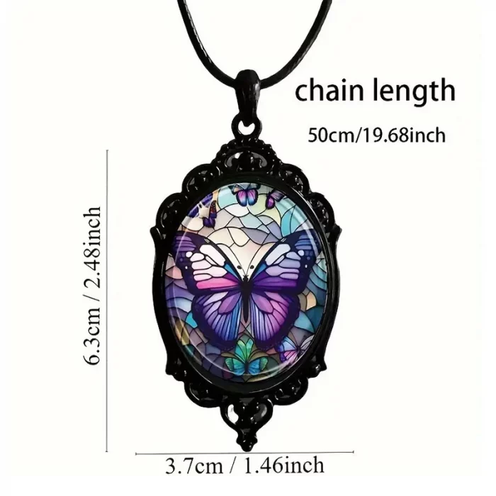 Retro Gothic Moon And Sun Pendant Necklace Women Men Punk Cross Metal Leather Rope Chain Vintage Jewelry Gift - Image 7