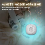 Portable White Noise Machine Sleep Aid with LED Breathing Light And 20 Types of Light Music - Meditation Device for Relaxation - Image 4