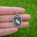 Odin Raven Triple Moon Goddess Viking Pendant Necklace Wicca Pagan Talisman Amulet Witchcraft Jewelry Valentines Day Gift - Image 6