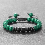 Classic Men Natural Stone Bracelet 8mm Natural Tiger Eye Onyx Stone Bracelets&Bangles Fashion Women Yoga Jewelry Friendship Gift - Image 5