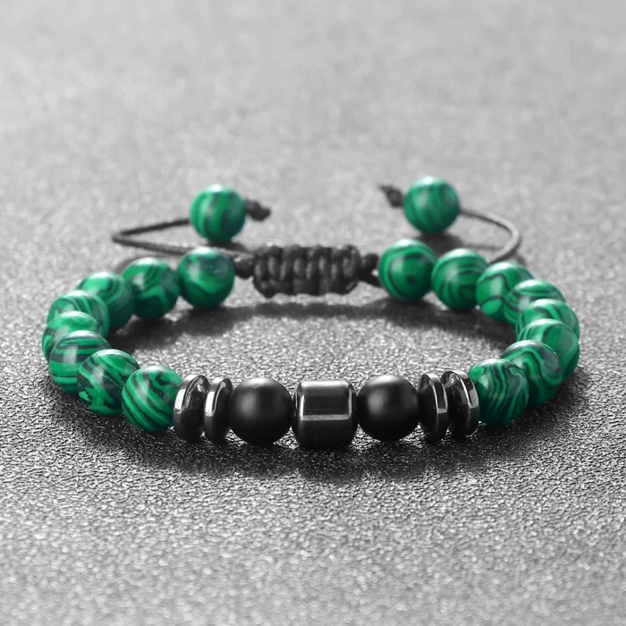 Classic Men Natural Stone Bracelet 8mm Natural Tiger Eye Onyx Stone Bracelets&Bangles Fashion Women Yoga Jewelry Friendship Gift - Image 5