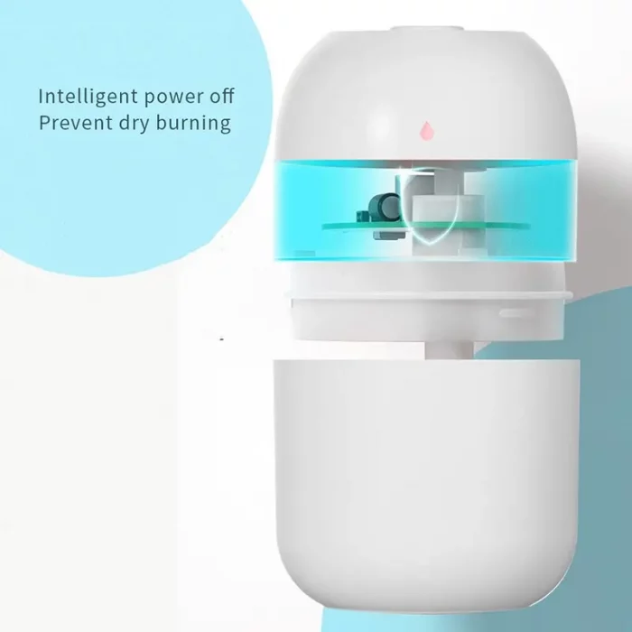 Portable Water Drop Humidifier USB Desktop Indoor Air Atomization Humidifier Household Mute Large Spray Humidifier - Image 4