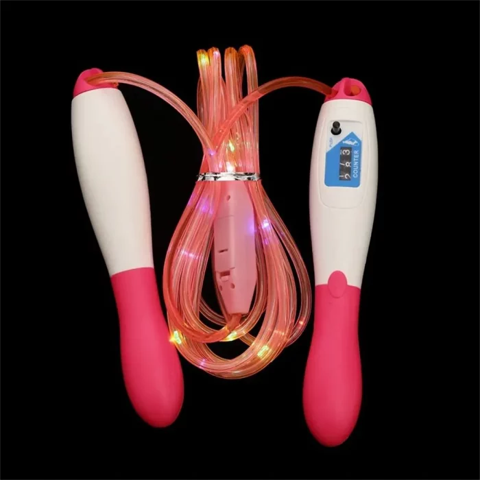 Luminous LED Jump Ropes Fun Fitness Enhance Flexibility Glowing Skipping Rope Coordination Counting Light Up Jump Ropes - Image 2