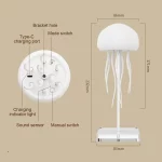 Jellyfish Night Light Creative Lighthouse Ambient Cartoon Rgb Gradient Cute Usb Decorative Lights Holiday Decoration Hanging 3d - Image 2