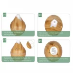 350ML USB Aroma Oil Diffuser Wood Electric Humidifier Ultrasonic Air Humidifier Mini Aromatherapy LED Light Mist Maker for Home - Image 5