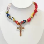 Bandana Necklace Collection – Snake, Cross, Heart, H, and Evil Eye Pendants, Lucky Protective Necklace