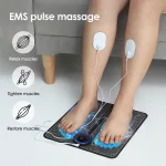 Rechargeable Electric Foot Massager Pad Electrostimulator Massage Mat EMS Muscle Massager Relax Feet Massage Fitness Masajeador - Image 2