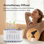 Air Humidifier Five-Hole Spray Aromatherapy Creative Dynamic Colorful Voice Control 700ml Musical Aroma Diffuser For Household - Image 6