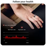 New COLMI R06 Smart Ring with Charging Case for Men Women, Heart Rate and Blood Oxygen Monitor, IP68 & 5ATM Waterproof, Sport - Image 5