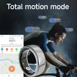2025 New Smart Ring Blood Pressure Sleep Health Monitoring Multi-sport Modes smartring IP68 Waterproof Remote Care For Men Women - Image 6