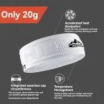 GTUBIKE Cooling Stretchy Visor Unisex Sweatband for Men Women No Slip Band Lightweight Performance Running Sun Protection Visor - Image 3