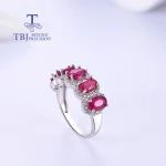 Precious July Birthstone Natural Filled Ruby Ring 925 Silver Rare Real Gemstone Women's Anniversary & Engagement gift - Image 3