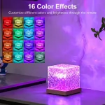 New RGB 16 Colors Night Light Remote Ocean Wave Projection Lamp Aurora Projector Lights Home Decor Rechargeable Table Nightlight - Image 2