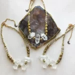10pcs Triple Quartz Point African Bead Choker Clear Crystal Necklace Women Beach Boho Goth Halloween Aesthetic Jewelry Arcane - Image 6