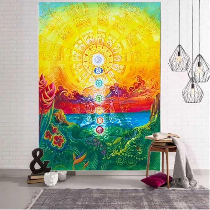 Buddha Mandala Bohemian Tapestry Art Deco Blanket Curtain Hanging Home Bedroom Living Room Decoration tapestry wall hanging - Image 3