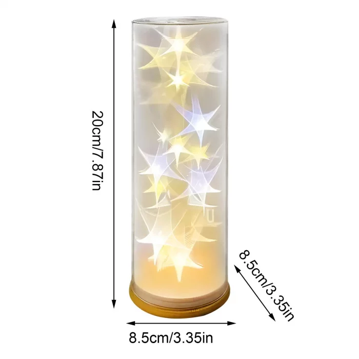 Star Table Lamp Star Ambient Light Decorative Nightstand Lamp for Kids Bedroom Nursery Dorm Living Room Study Meditation - Image 7