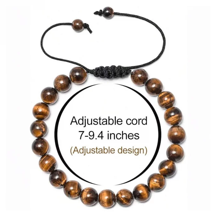 3 Style 8mm Natural Tiger Eyes Lava Rock Protection HANDMADE Bracelet Men's Gift - Image 5