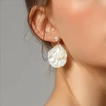 Exquisite Temperament Pearl Shell Dangle Earrings for Women Charm Summer Beach Korea Earring Jewelry Accessory Wholesale - Image 4