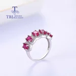 Precious July Birthstone Natural Filled Ruby Ring 925 Silver Rare Real Gemstone Women's Anniversary & Engagement gift - Image 6