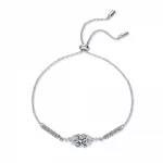 100% Real GRA Certified 1CT Moissanite Bracelet for Women Girl S925 Sterling Silver Diamond Link Bracelets Fine Jewelry - Image 6