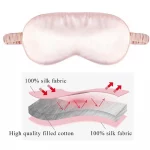 Imitated Silk Eye Patch Shading Sleep Eye Mask Eyepatch Travel Relax Cover Eyeshade Health Sleeping Shield Eye Care Tool - Image 3