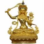 feng shui Copper Tibetan Tantric Manjushri Buddha Statue, Home Living Decor - Image 7