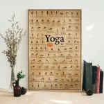 Yoga Poster Home Exercise Gym Yoga Ashtanga Chart Pose Health Poster Canvas Painting Print Wall Art Picture Living Room Decor - Image 4
