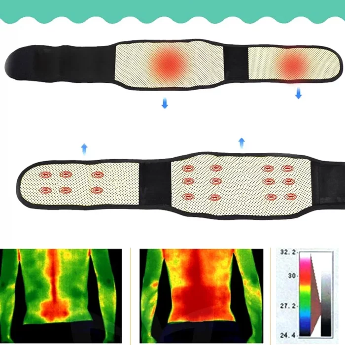 Tcare M - 4XL Adjustable Tourmaline Self Heating Magnetic Therapy Back Waist Support Belt Lumbar Brace Massage Band Health Care - Image 5