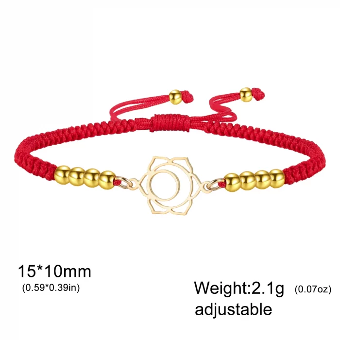 Lucktune Manipura Pendant Bracelet Stainless Steel Yogo Symbol Women's Hand Bracelets Gold Color Amulet Jewelry Spiritual Gifts - Image 6