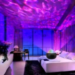 Northern Lights Aurora Projector Lamp RGB Water Ripple Galaxy Night Light USB Decorative LED Ambient Light for Bedroom & Parties - Image 4