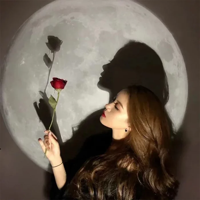 Aurora Moon Galaxy Projection Lamp Creative Atmosphere Night Light Ground Projector Photo Lamp for Birthday Gift - Image 5