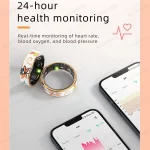 2025 New Gesture Control Smart Ring Men Women Heart Rate Blood Oxygen Monitor Smartring IP68 & 10ATM Waterproof Multi-sport Mode - Image 4