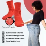 Tourmaline Slimming Health Sock, Slimming Health Sock, Thermotherapeutic Sock, Self Heating Socks,Men Women Slimming Health - Image 3