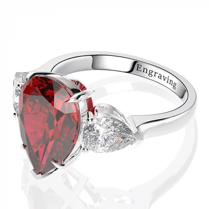 Sparkling 925 Sterling Silver 10*14mm 5ct Sapphire Ruby Topaz Lab Diamond Wedding Party Fine Jewelry Gemstone Rings for Women - Image 5