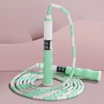 2.5 M Segmented Fitness Jump Rope Signable Adjustable Length Soft Bead Skipping Rope No Hurt Soft Bead Weight Loss Fitness - Image 5