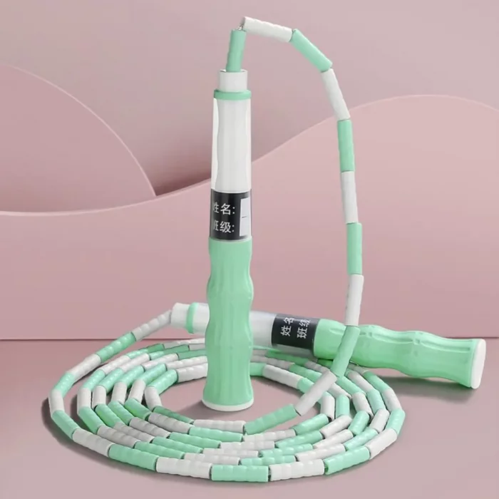2.5 M Segmented Fitness Jump Rope Signable Adjustable Length Soft Bead Skipping Rope No Hurt Soft Bead Weight Loss Fitness - Image 5
