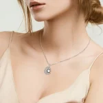 CAOSHI Newly Designed Moon and Sun Vintage Neck Accessories Versatile Design Elegant Daily Wearable Pendant Necklace for Women - Image 6